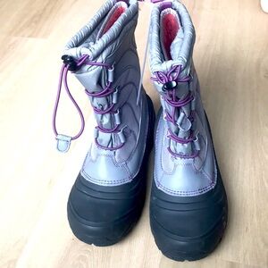 THE NORTH FACE ALPENGLOW IV Waterproof Boots - Grey/Lavender